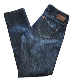 Mavi Jeans Co. Alexa Mid-Rise Skinny Jeans Dark Blue